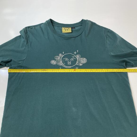 Lazy Oaf x Laura Callaghan Moon Embroidered T-shirt Designer Avant Garde Medium - Picture 6 of 7